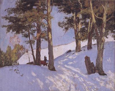 Maurice cullen Logging in Winter,Beaupre (nn02) china oil painting image